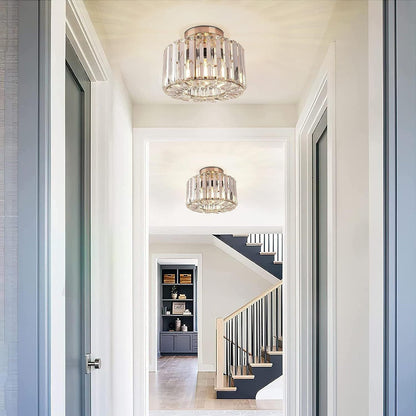 Elegante Kristallen Plafondlamp - Luxe en Stijlvol Ontwerp-light decor-De Bazelaar