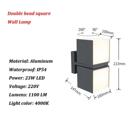 AquaSeal - Waterdichte LED Wandlamp