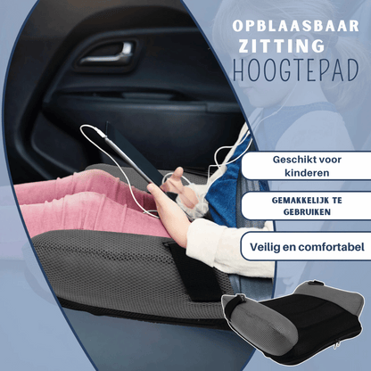 Opblaasbare Verhoger - Draagbaar Autostoelkussen - kinderen