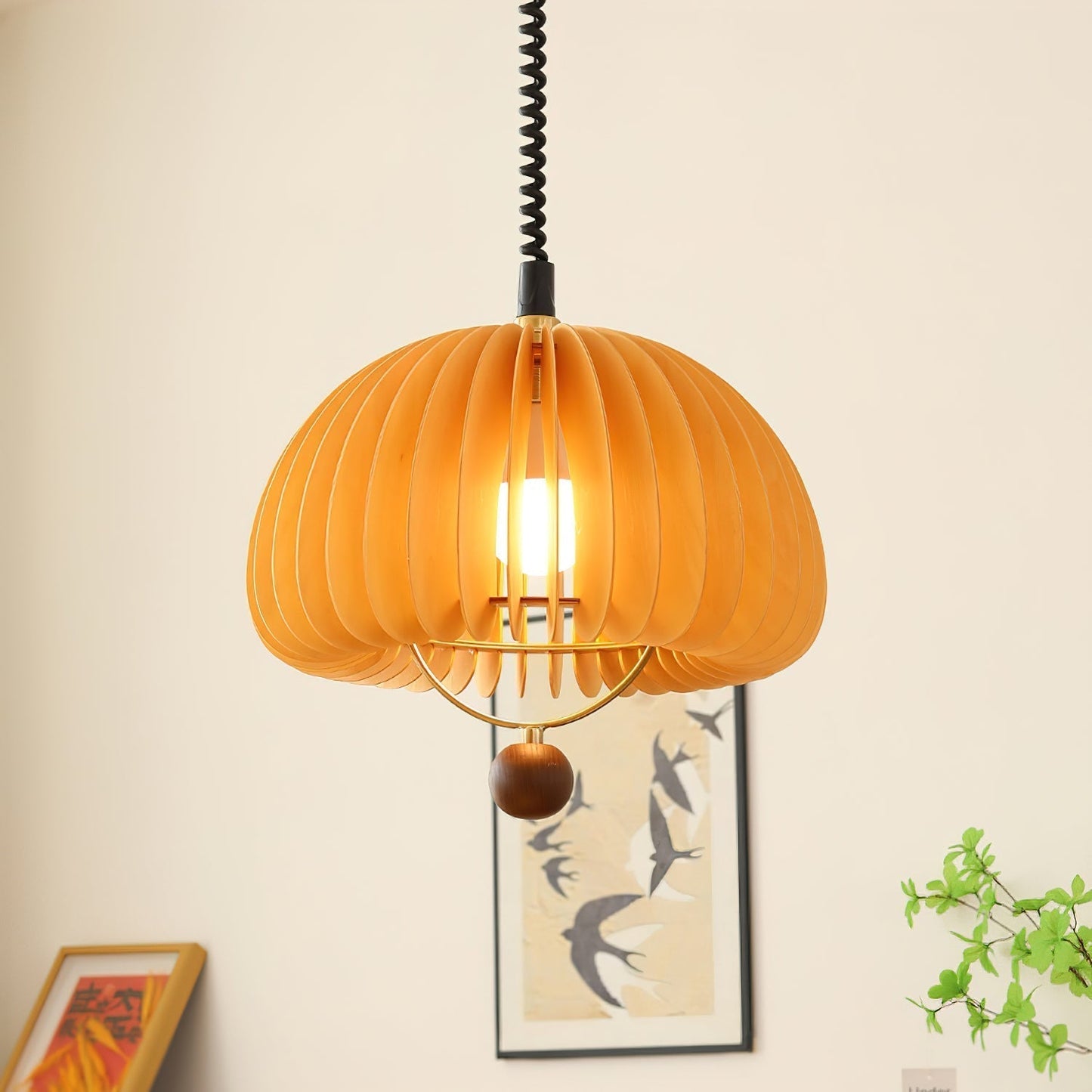 Verstelbare Moderne Hanglamp Pumpkin-light decor-De Bazelaar