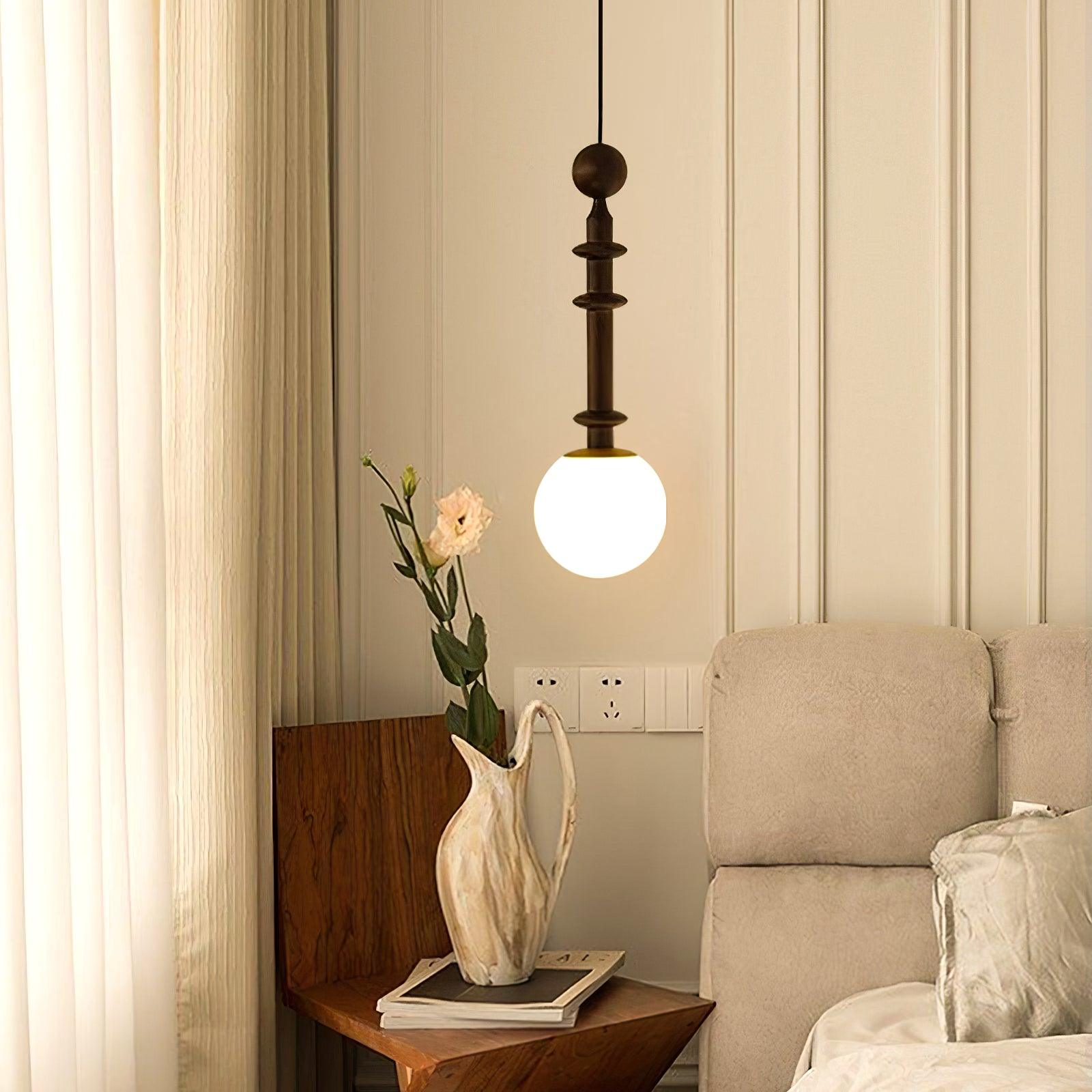 Romeinse Kolom Hanglamp - Tijdloze Elegantie en Moderne Verfijning-lamp-De Bazelaar