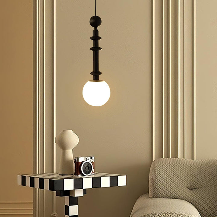 Romeinse Kolom Hanglamp - Tijdloze Elegantie en Moderne Verfijning-lamp-De Bazelaar