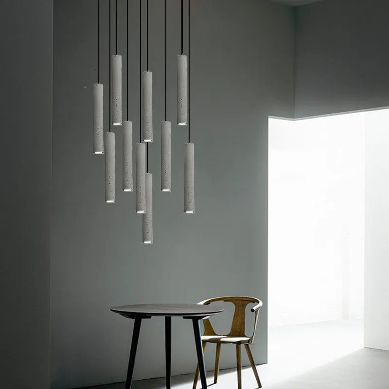 Industriële Travertin LED Hanglamp - Elegant Design-light decor-De Bazelaar
