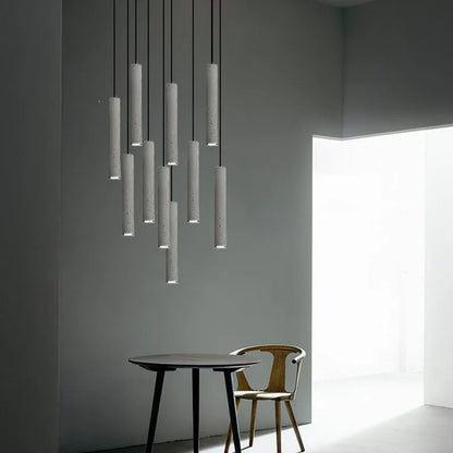 Industriële Travertin LED Hanglamp - Elegant Design-light decor-De Bazelaar