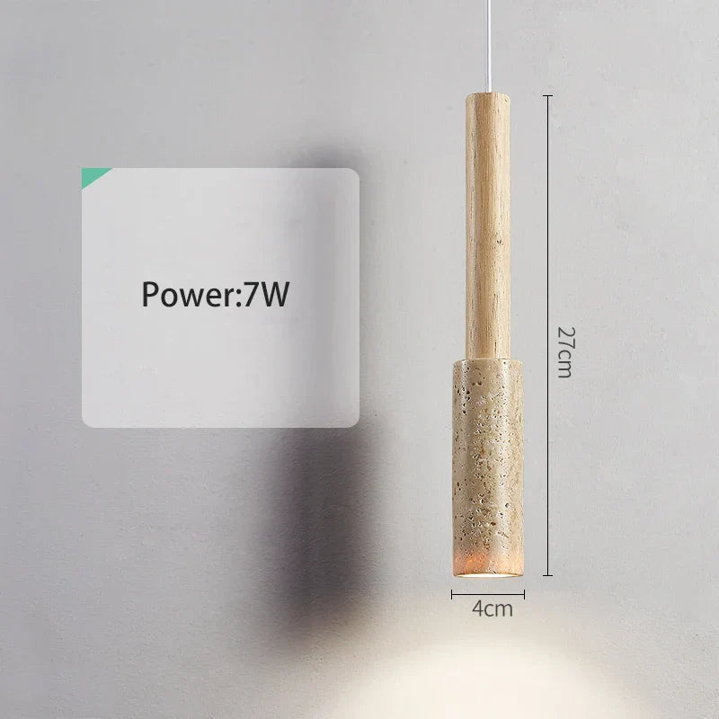 Crème Travertin Hanglamp LED Modern Design-light decor-De Bazelaar