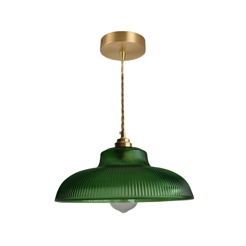 LED Vintage Hanglamp Groen Glas – Stijlvol en Duurzaam-light decor-De Bazelaar