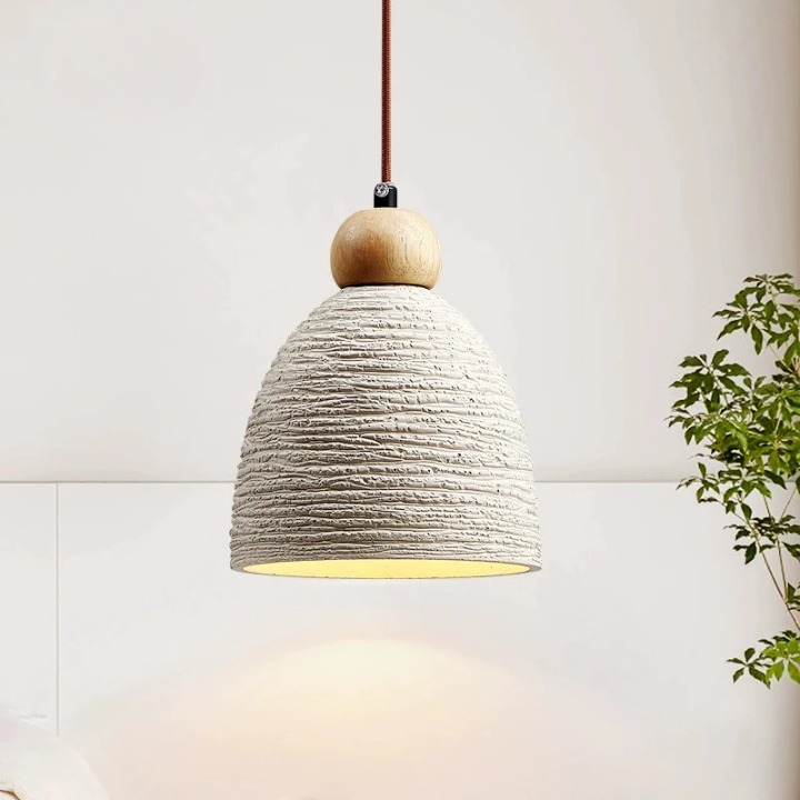 Retro Crème LED Hanglamp – Warm en Stijlvol-light decor-De Bazelaar