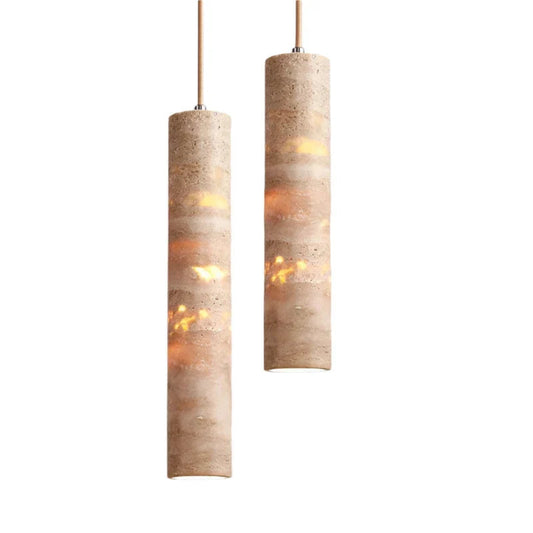 Luxe Crème Marmeren Hanglamp – Elegant en Modern Design