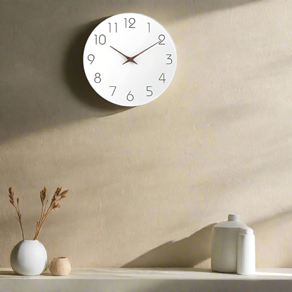 Moderne Minimalistische Wandklok - Stille Niet-Tikkende Ontwerp - Perfecte Decoratie-Wall Clocks-De Bazelaar