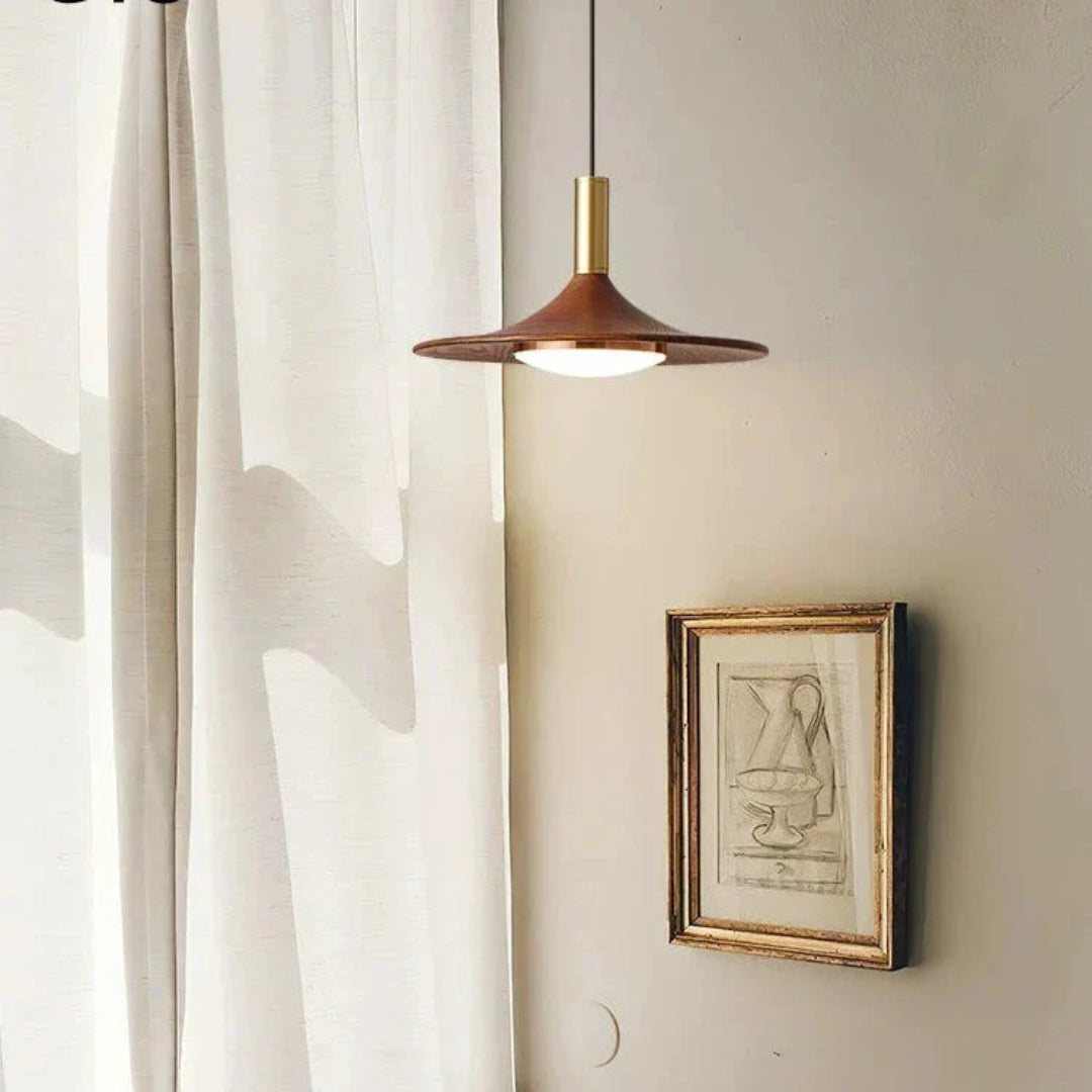 LED Hanglamp Walnotenhout - Japans Minimalistisch Ontwerp