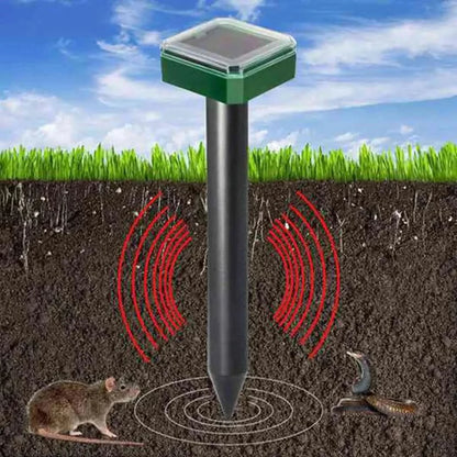 Afweerder op Zonne Energie - Muis Mollen Slangen