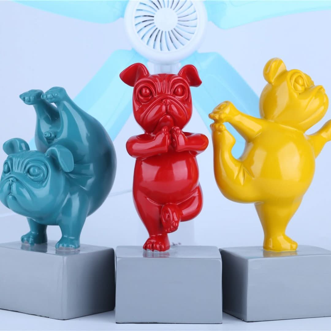 Yoga Bulldog-decor-De Bazelaar