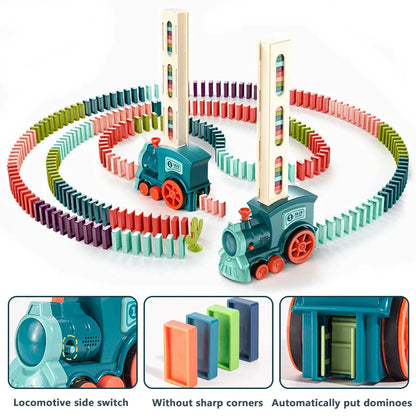 Creatieve Domino Express - Speel - Leer - Kleurrijke Stenen-Toys-De Bazelaar