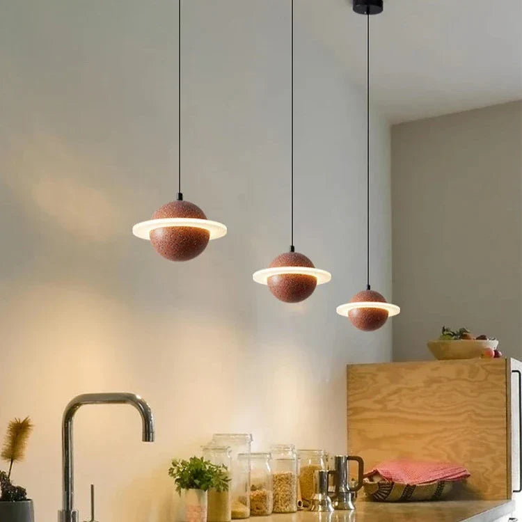 LED Sterluster van Travertin – Moderne Industriële Hanglamp-light decor-De Bazelaar