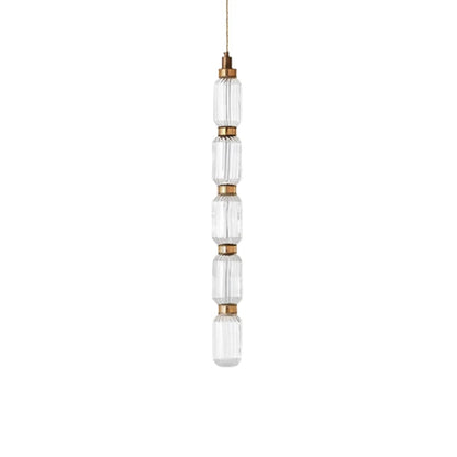 Exotische Glazen Hanglamp met Onregelmatig Design