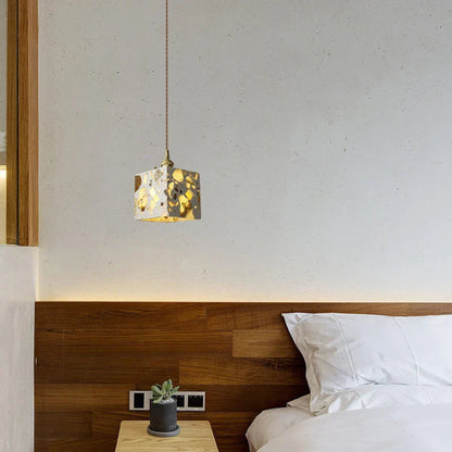 Hanglamp LED in Terrazzo Marmer – Modern Scandinavisch Design