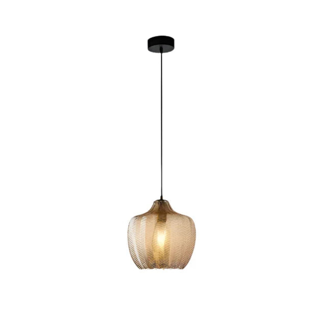 Golvende Glazen Hanglamp in Nordic Stijl – Elegant en Modern Design