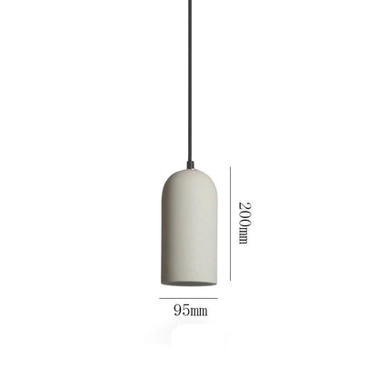 Minimalistische LED Hanglamp van Cement en Marmer-light decor-De Bazelaar