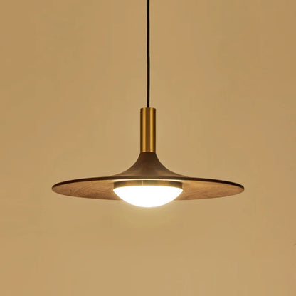 Noorse Notenhouten Hanglamp – Stijlvol, Modern &amp; Energiezuinig-lamp-De Bazelaar