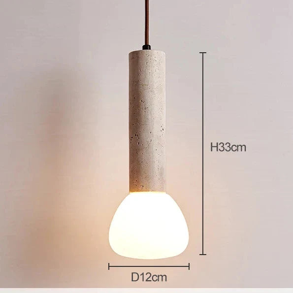 Elegante Crème Kroonluchter van Travertin-light decor-De Bazelaar