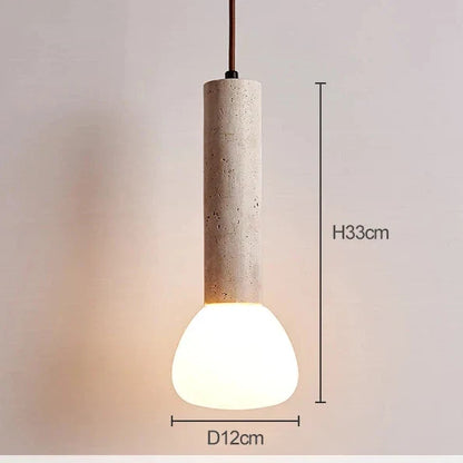 Elegante Crème Kroonluchter van Travertin-light decor-De Bazelaar