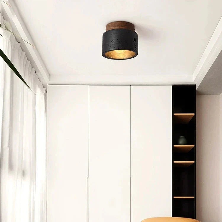 LED Plafondlamp Travertin Design-light decor-De Bazelaar