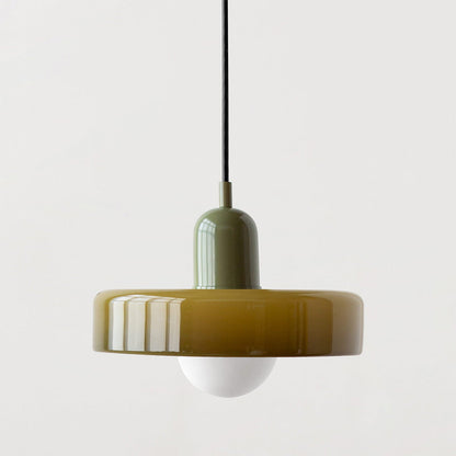 Bauhaus Hanglamp van Gekleurd Glas – Modern & Stijlvol-light decor-De Bazelaar