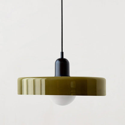 Hanglamp VividGlass Bauhaus – Uniek Kunstzinnig Design-Lamps-De Bazelaar