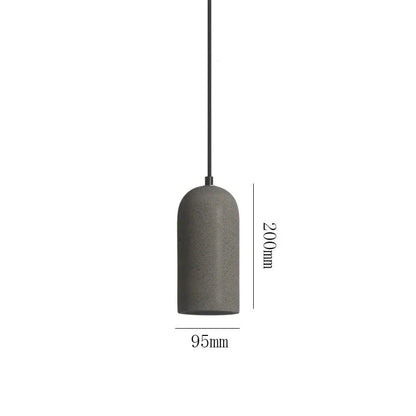 Minimalistische LED Hanglamp van Cement en Marmer-light decor-De Bazelaar