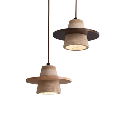 LED Hanglamp Retro Crème Steen-light decor-De Bazelaar