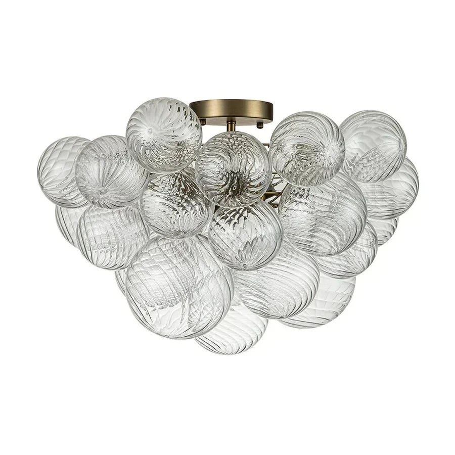 Cluster Ribbed Bubble Kroonluchter - Luxe en Stijlvol Design-light decor-De Bazelaar
