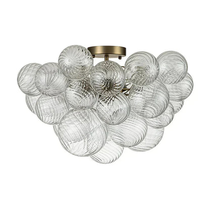 Cluster Ribbed Bubble Kroonluchter - Luxe en Stijlvol Design-light decor-De Bazelaar