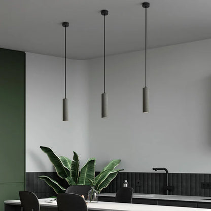 Moderne Betonnen Hanglamp met LED-light decor-De Bazelaar