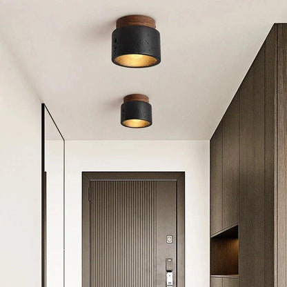 LED Plafondlamp Travertin Design-light decor-De Bazelaar