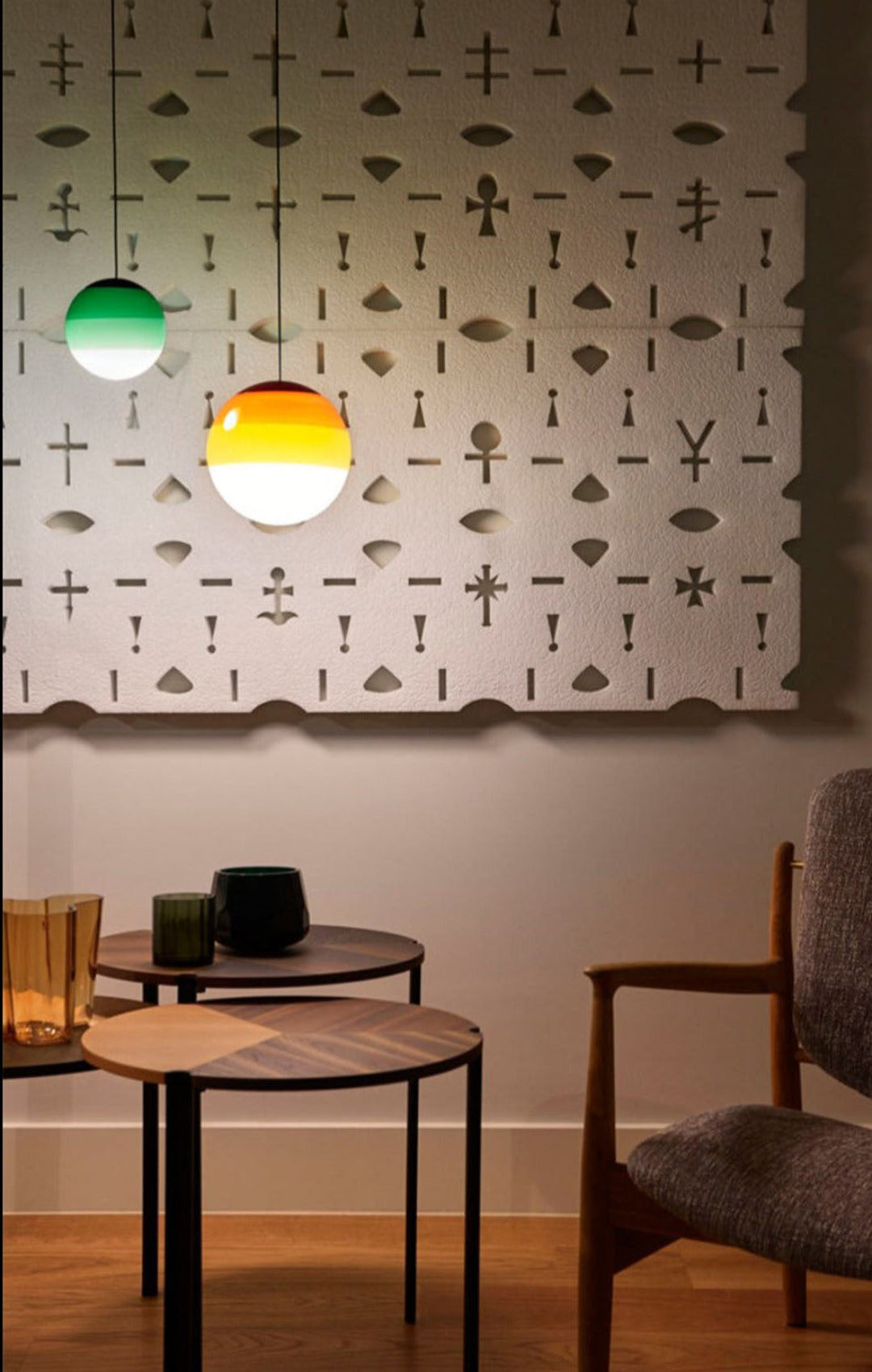 Moderne Hanglamp met Verloopkleur – Energiezuinig en Stijlvol