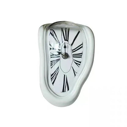 Smeltende Klok - Surrealistische Stijl - Uniek Decoratief Kunstwerk-Wall Clocks-De Bazelaar