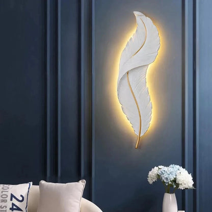 FeatherGlow Wandlamp - Moderne verfijning-Wall lamps-De Bazelaar