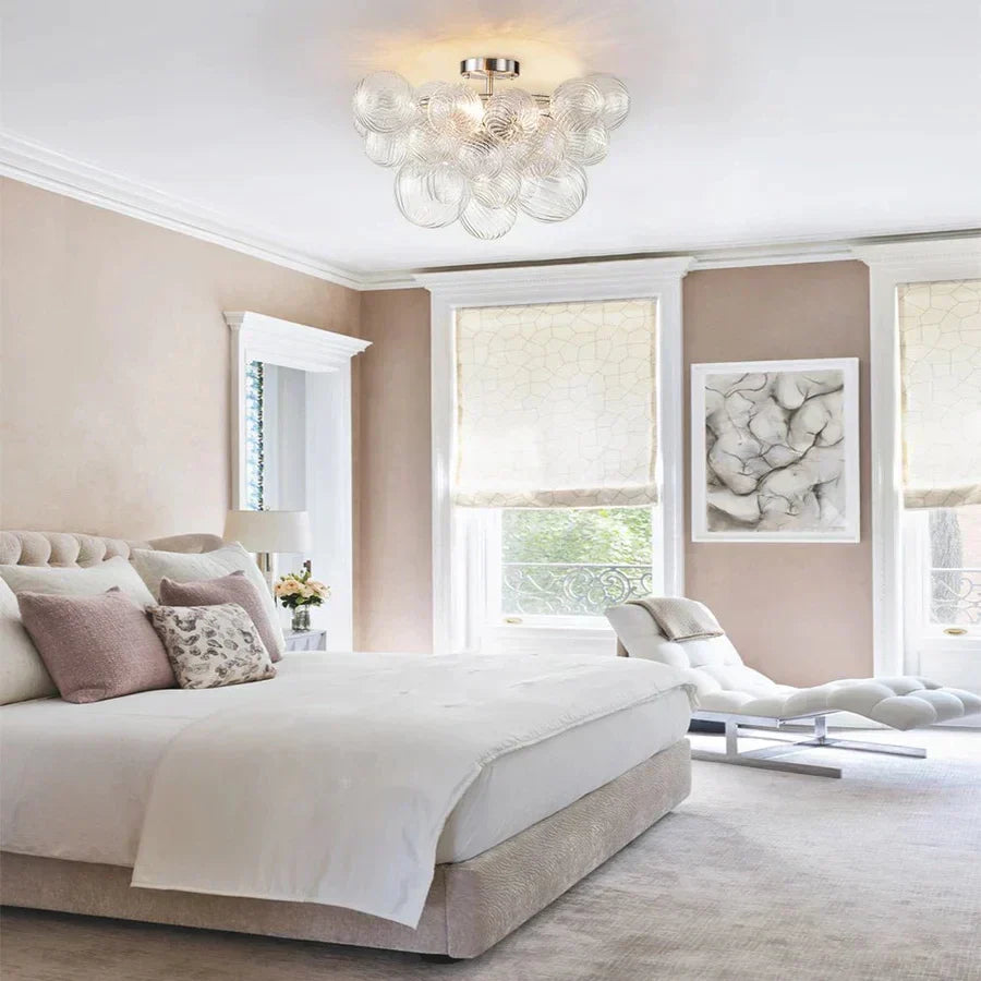 Cluster Ribbed Bubble Kroonluchter - Luxe en Stijlvol Design-light decor-De Bazelaar