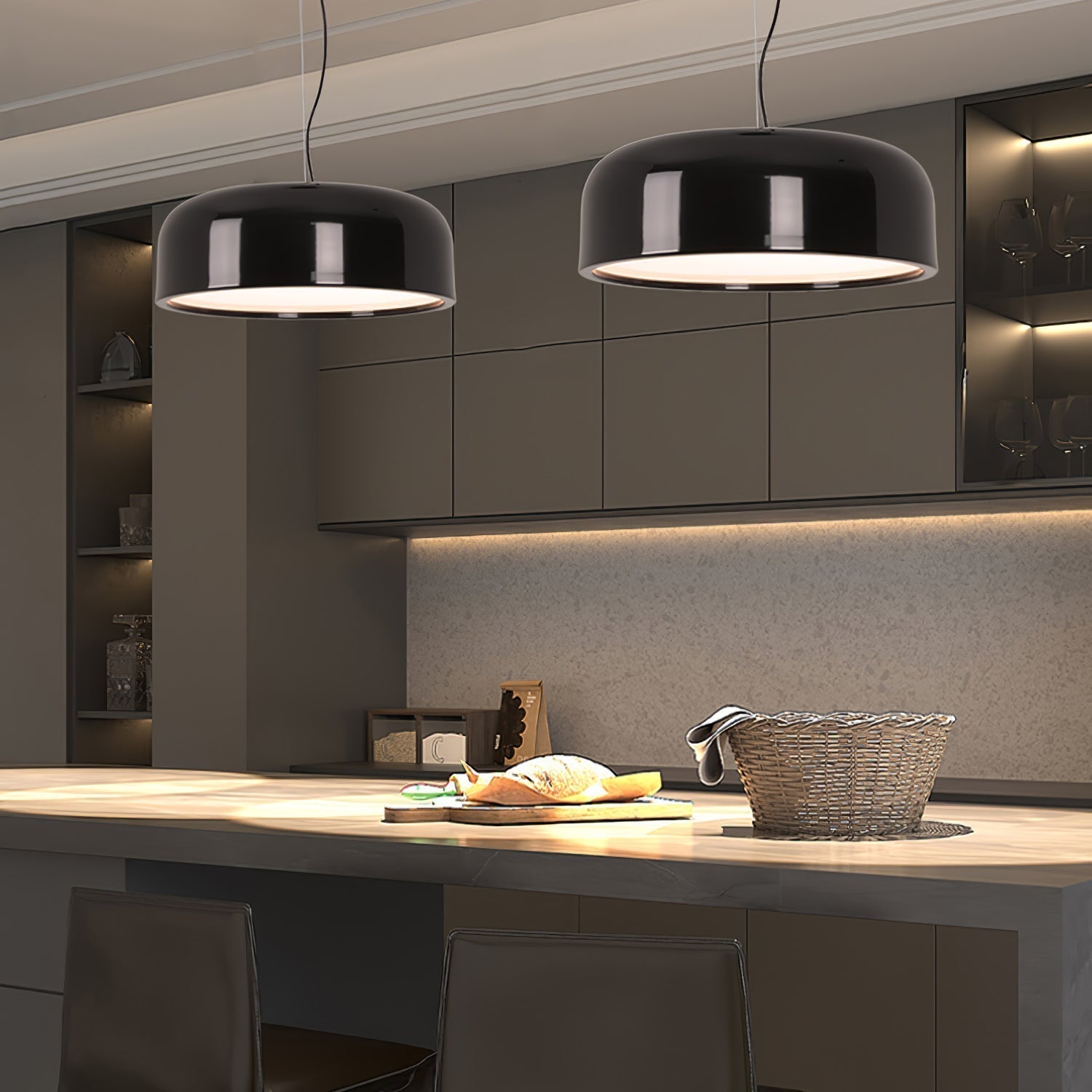 Strakke Minimalistische Hanglamp voor Moderne Interieurs-lamp-De Bazelaar