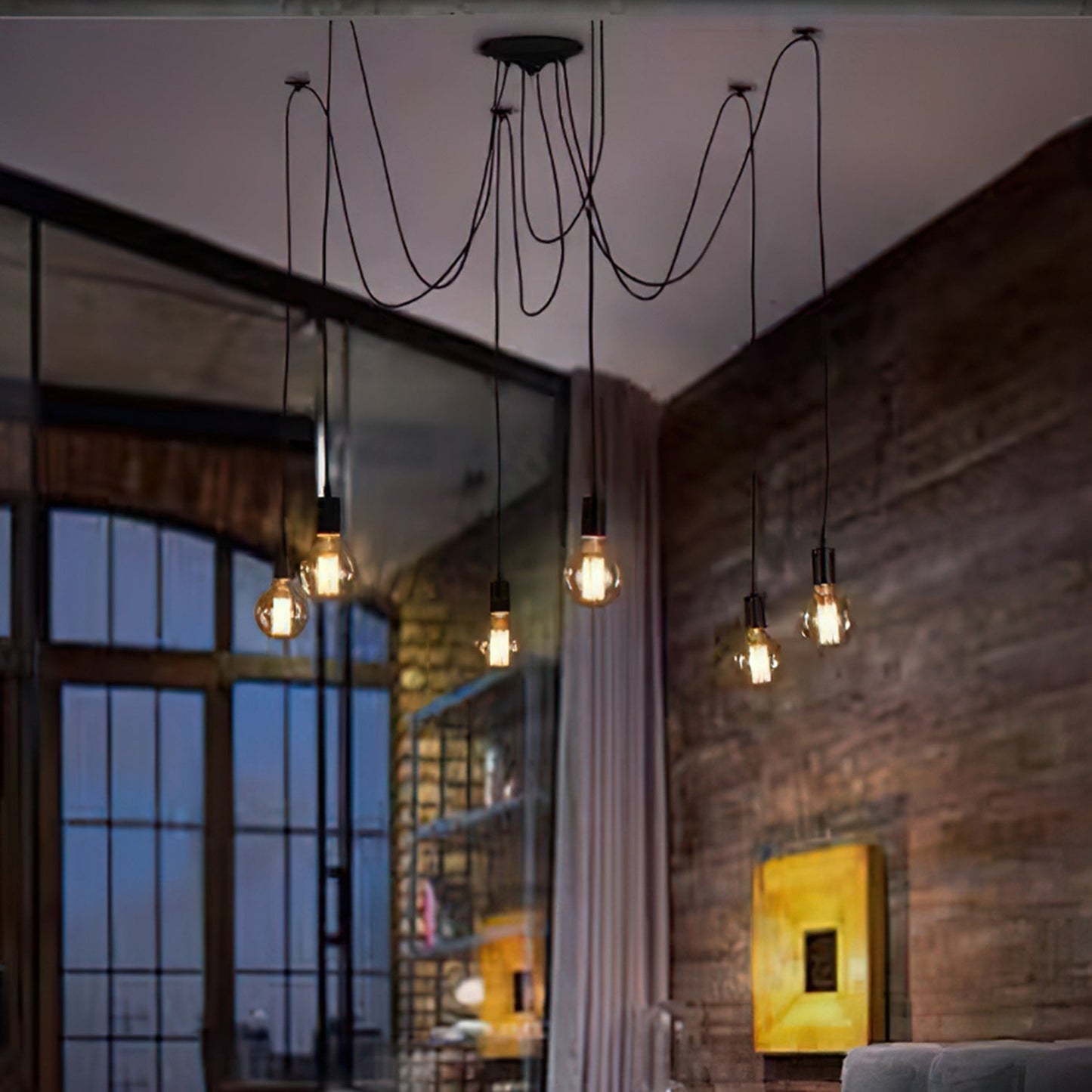 Spider Plafondlamp – Modern Industrieel Design-light decor-De Bazelaar