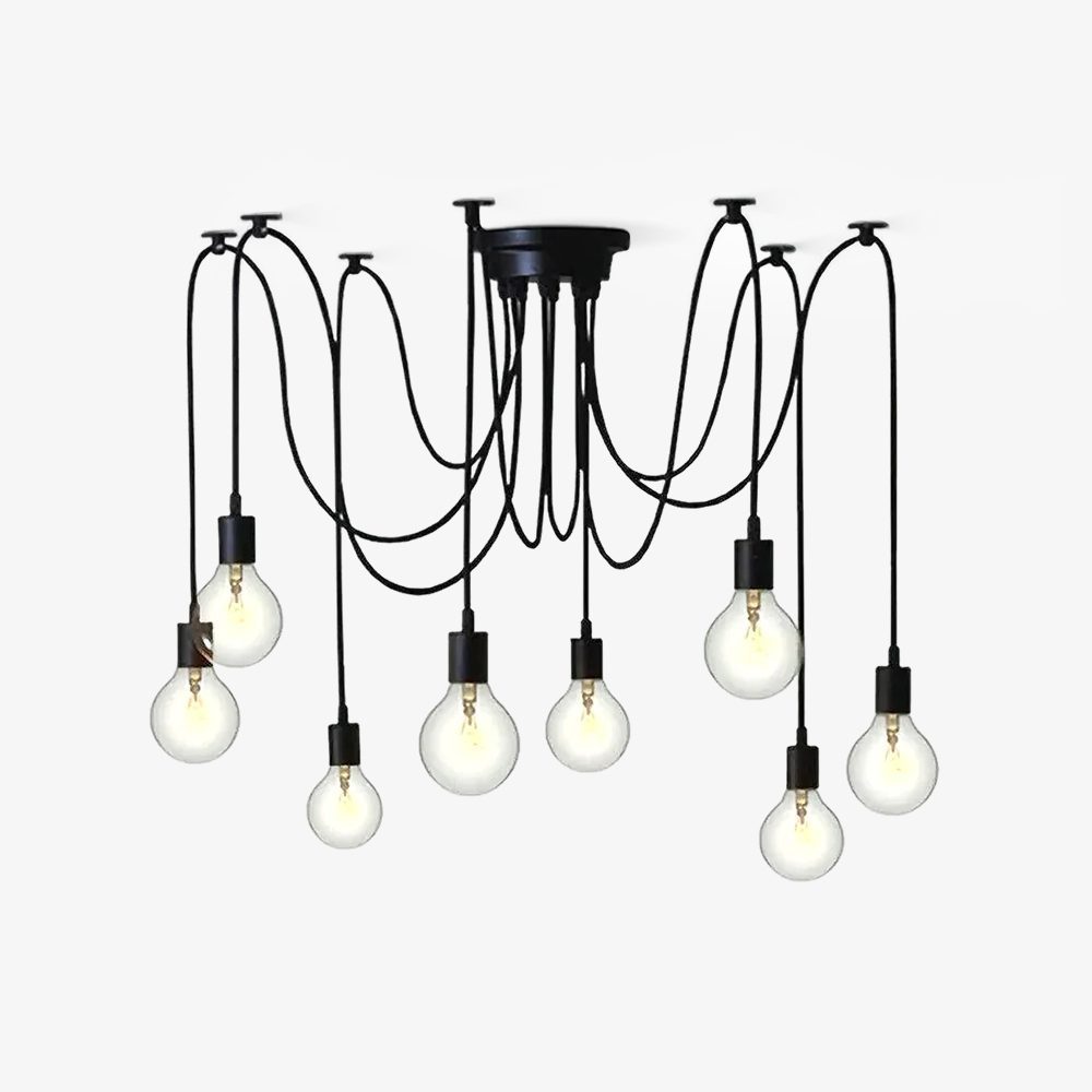 Spider Plafondlamp – Modern Industrieel Design-light decor-De Bazelaar