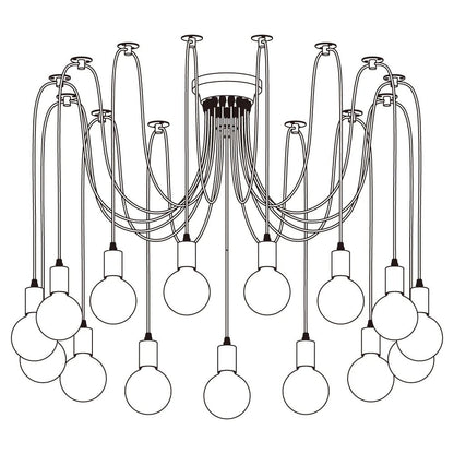 Spider Plafondlamp – Modern Industrieel Design-light decor-De Bazelaar