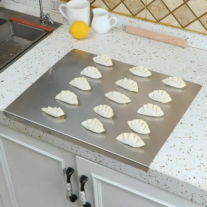SteelEdge - RVS Antislip Snijplank met Rand - Veilig en Duurzaam-Cutting & Serving Boards-De Bazelaar