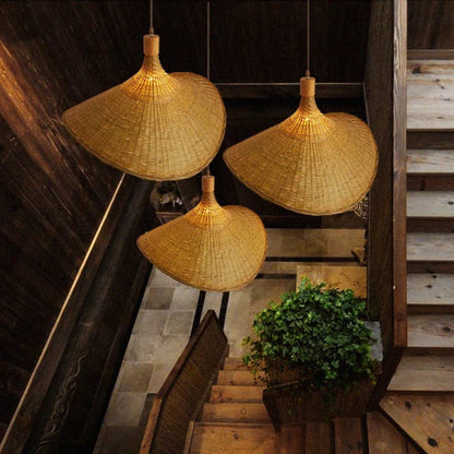 Hanglamp van Gevlochten Bamboe – BambooHaven