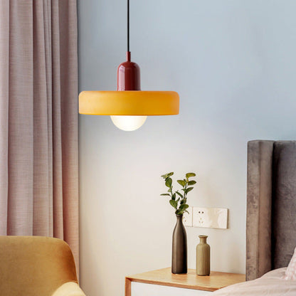 Bauhaus Hanglamp van Gekleurd Glas – Modern & Stijlvol-light decor-De Bazelaar