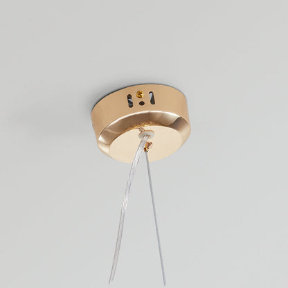 LED Hanglamp Luna - Elegant Witte & Gouden Design-light decor-De Bazelaar
