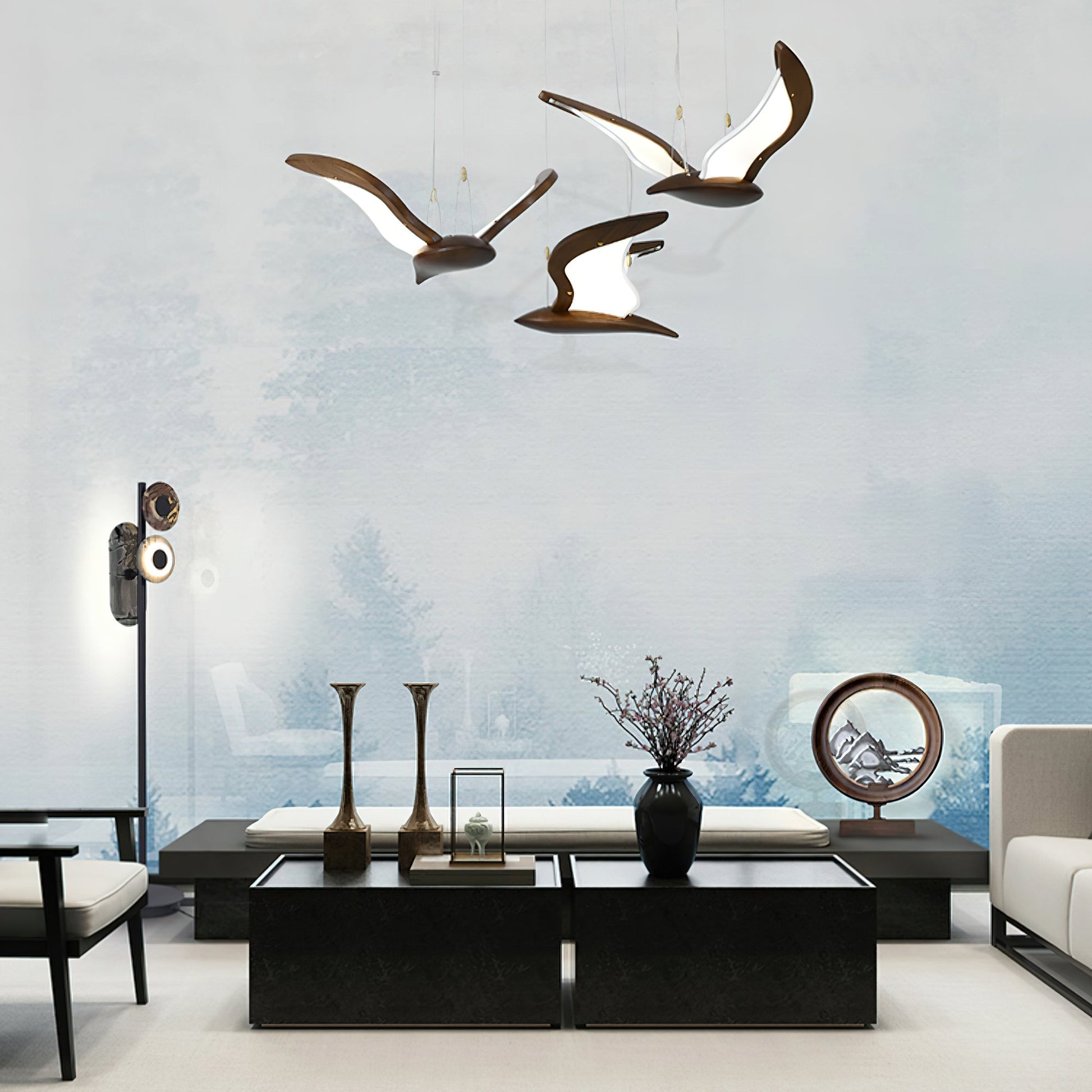 Elegante Glazen Moucheron Kroonluchter voor Luxe Interieur-light decor-De Bazelaar