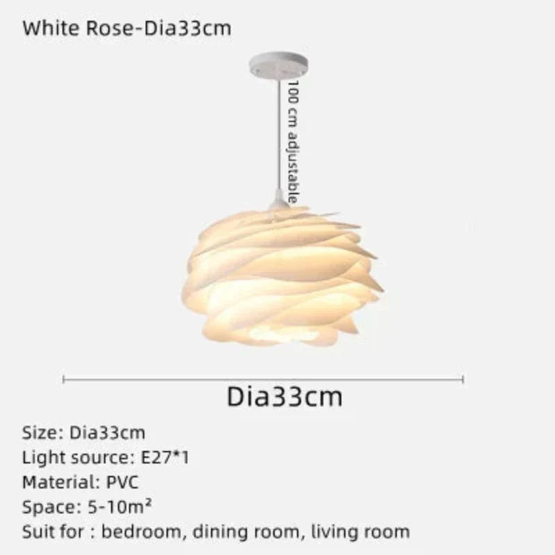 GlasBloem Plafondlamp – Elegante Rosary Verlichting-light decor-De Bazelaar