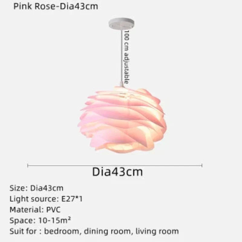 GlasBloem Plafondlamp – Elegante Rosary Verlichting-light decor-De Bazelaar