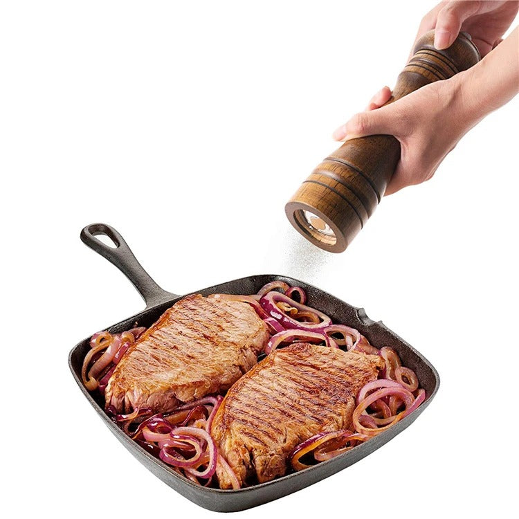 Houten Peper- en Zoutmolen - Stijlvol - Duurzaam - Perfecte Maalervaring-Kitchen Tools and Accessories-De Bazelaar